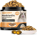 Cat Probiotics for Digestive Health - 500 Chicken Flavor Chews with Prebiotics | Supports Gut Health, Relieves Constipation & Diarrhea, Improves Stool Quality & Nutrient Absorption