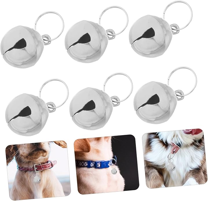 Pet Collar Bells Cute Charms for Dogs and Cats Crisp Sound for Easy Training Simple Installation for