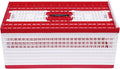 Racing Pigeon Carrier Box Bird Training Basket with 2 Side Doors 2 Top Doors Box