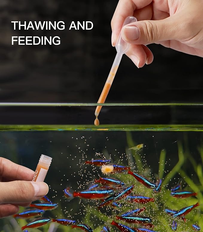 Aquarium Baby Brine Shrimp Dispense Storage Container Collection Tubes Kit for Brine Shrimp Hatchery 50 x 1.8 ml