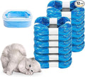12 Pack Cat Litter Refills, Compatible with Genie Bag Refills, Scented, Blue