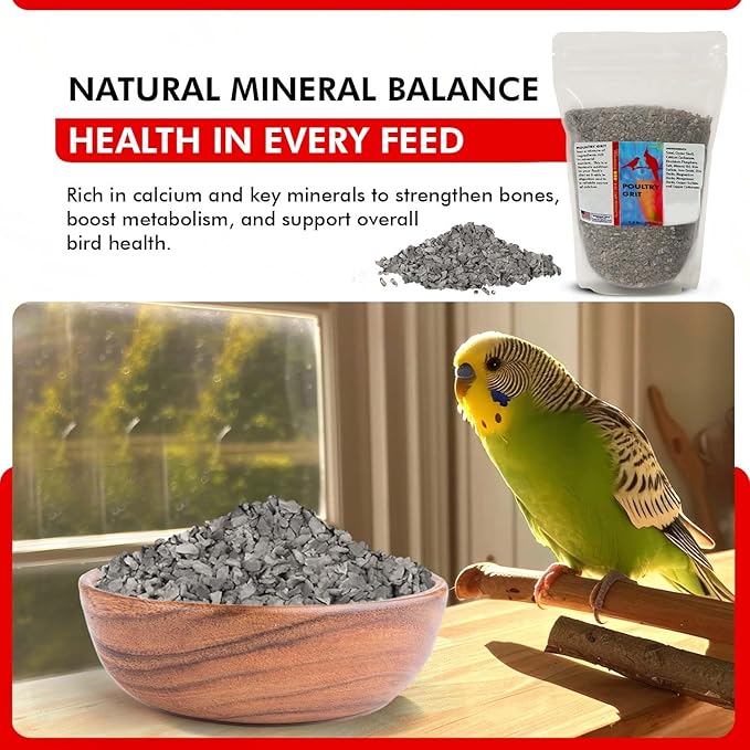 Morning Bird Poultry Grit for Birds 1.5 lbs - Mineral-Rich Supplement for Digestion & Calcium Support - Natural Poultry Feed Additive and Chicken Grit for Healthy Birds