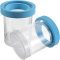 2pcs Aquarium Fish Breeder Box Floating Acrylic Isolation Hatchery Incubator with Suction Cups for Guppy Fry and Small Fish Breeding Tank Separation