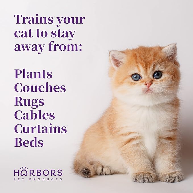 Harbor's Pet Products Harbors Cat Scratch and Chewing Deterrent Spray - 8 oz / 236 ml | Formulated with Essential Oils | 100% Satisfied or Return