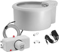 Always Full® 9” Dog Water Bowl with Wall Unit, Self Refilling Clean Filtered Water System, App Enabled Smart Hydration Tracking, Automatic Water Bowl for Dogs and Cats