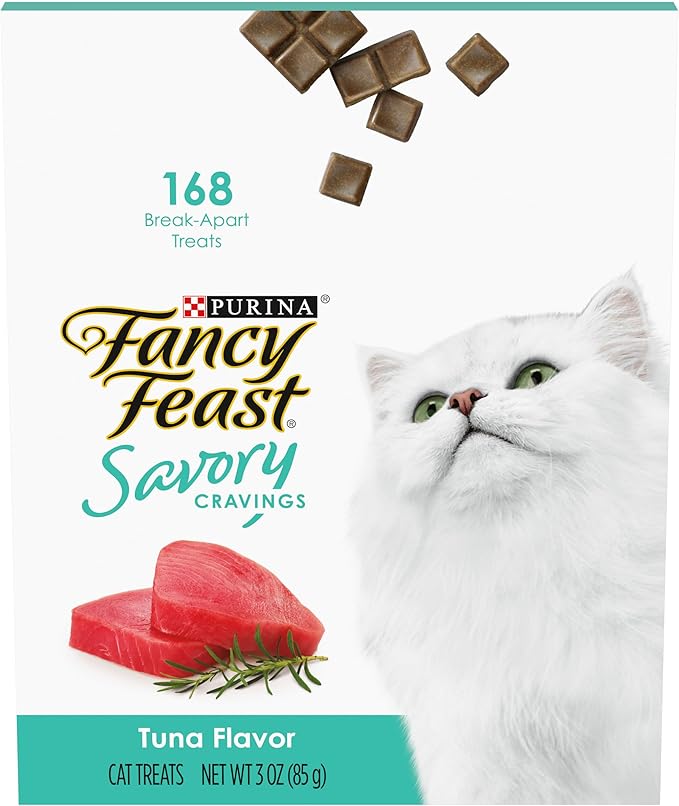 Purina Fancy Feast Savory Cravings Tuna Flavor Limited Ingredient Soft Cat Treats