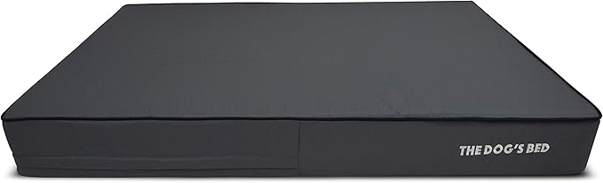 The Dog’s Bed Orthopedic Memory Foam Dog Bed Mattress, Oxford Fabric, Grey with Black Trim, XXL, 6-Inch