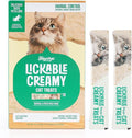 Havira Healthy Lickable Creamy Cat Treats Hairball Control – Chicken & Cat Grass Flavor Squeeze Treats with Psyllium Husk, Functional Snacks to Help Reduce Hairball Buildup, Grain Free
