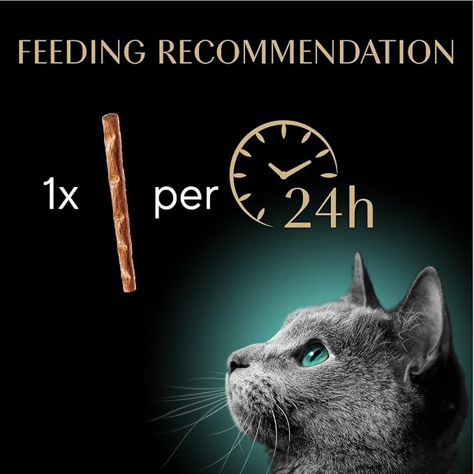 Sheba Meaty Tender Sticks Chicken Cat Treats, Tuna Flavor, Cat Snacks, 0.14 oz., 5 Count, Pack of 10 (50 Sticks Total)