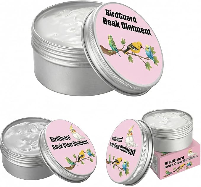 XANADU Bird Ointment - Beak Balm & Claw Moisturizer for Dry, Peeling, Cracked Beaks and Rough Claws | Natural Beak Conditioner for Budgies, Parakeets, Cockatiels, Finches & Lovebirds (Mini Size)
