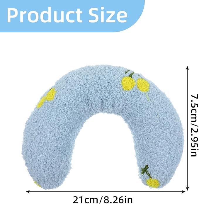 Dog Pillow Dogs Calming Pillow Soft Neck Pillow Anxiety Relief Sleeping Toy Ultra Soft High Density Washable Gift for Better Small Cats Joint