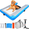 Inflatable Dog Water Ramps, Float Floating Ramps for Dog Water Ladder Steps Ramp for Pools Boats Docks Swimming Pets Water Bed with Non-Slip Pad
