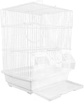 UPKOCH Portable Metal Bird Carrier Cage for Parakeets and Parrots Iron and Construction Lightweight Pet Bird Cage with Spacious Airflow for Comfortable Travel and Home Use
