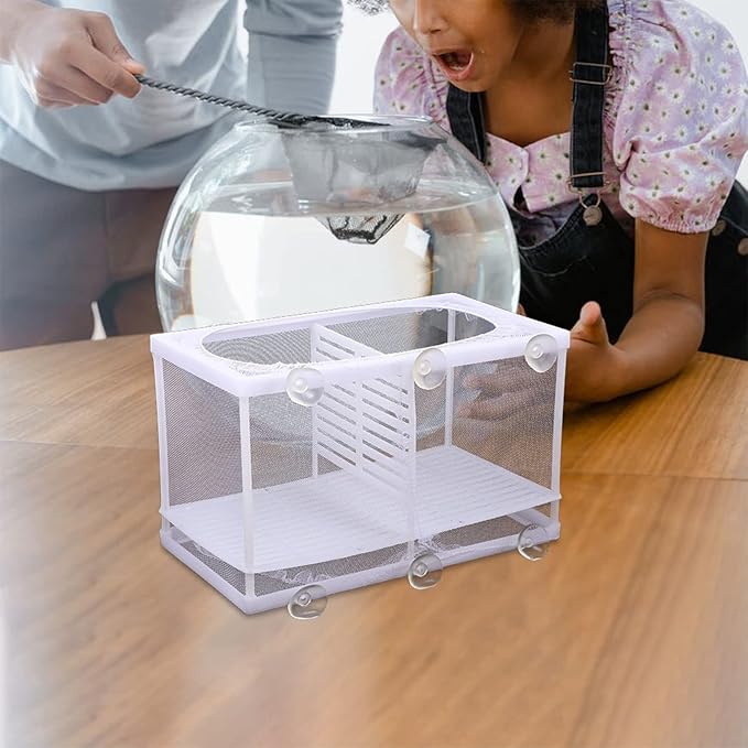Hatchery Box for Fish Tank Shrimp Fish Breeding Box Isolation Net Color