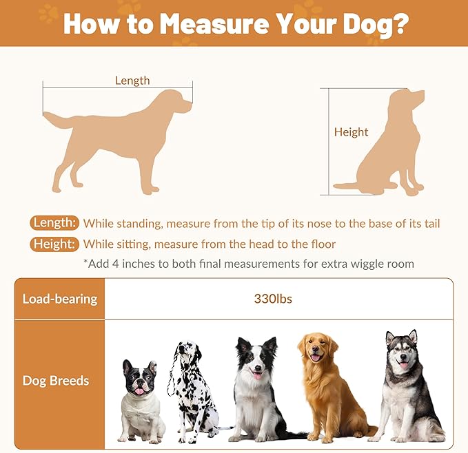 Boshen 48inch XXL Dog Crate Furniture for Large and Medium Dogs, Heavy Duty Wooden Reinforced Frame Dog Kennel Indoor with Double Doors, Decorate House as TV Stand, End Table