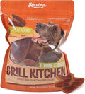 Havira BBQ Dog Treats T-Bone Steak 12 Count, Grill-Shaped Rawhide Free Dog Chews Bone, Easily Digestible, for All Life Stages