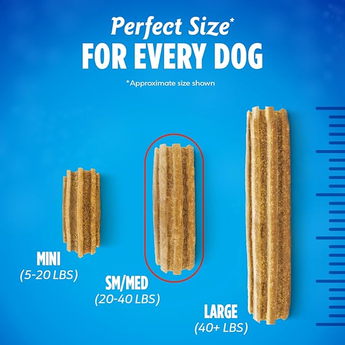 Purina DentaLife Daily Oral Care Dog Dental Chews for Small and Medium Breed Dogs - 120 ct.