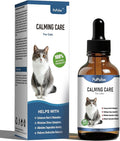Calming Drops for Cats, Helps to Manage Stress & Anxiety, with Pheromones That May Help Curb Destructive Behavior & Separation Anxiety, Health Supplement for Cats, Sedative-Free, 2 floz