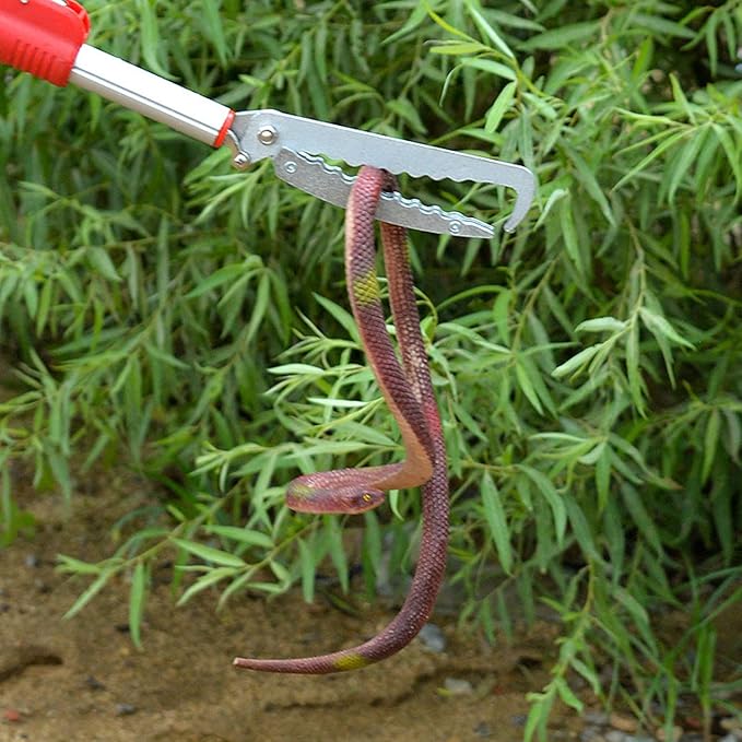 Fish Long Tweezers, Long Tweezers for Aquarium Telescopic Long Aquarium Tongs Tool for Snake EEL for Grabbing in Deep
