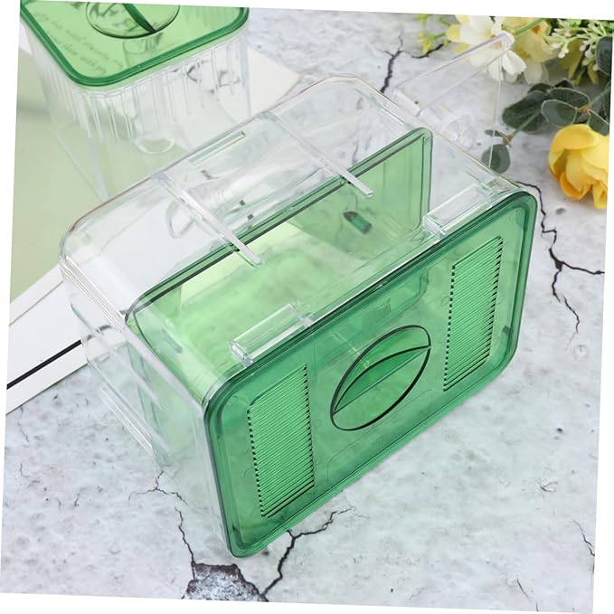 Happyyami Self-Guided Fish Hatching Box Transparent Breeding Tank for Isolating Fish Eggs and Newborns Aquarium from