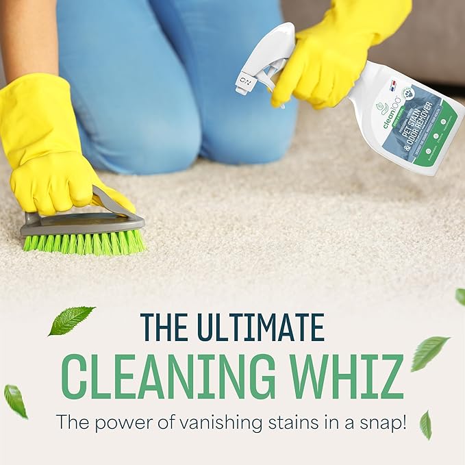 Dog Bed Deodorizer Spray Cleaner - Pet Urine Odor Remover & Stain Eliminator | 100% Natural No Enzymes Pet Stain, Dog Urine, Cat Urine Carpet Cleaner | Poop Smell & Pee Odor Eliminator