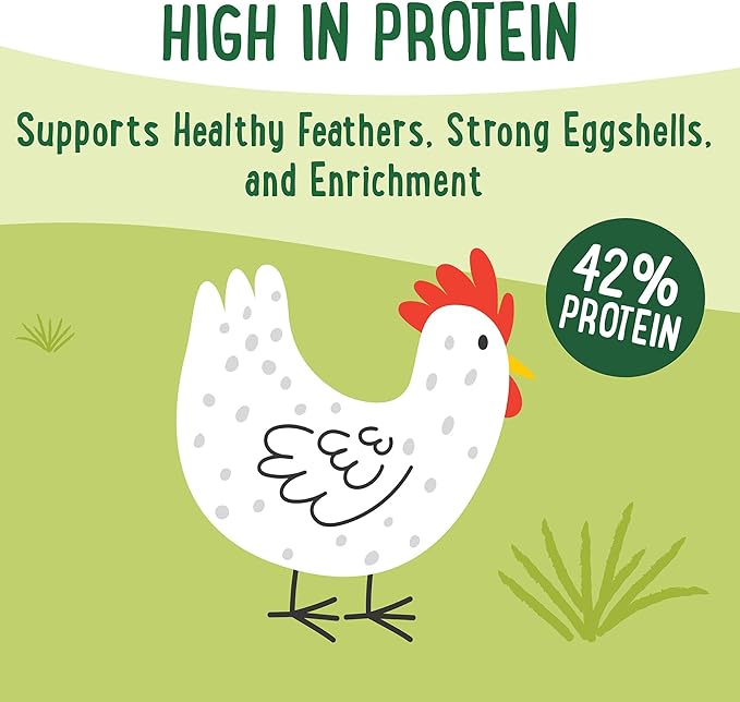 Farmhouse Favorites Insect & Harvest Blend with Beetles, 100% Natural High-Protein Dried Treat for Chickens, Pumpkin, Split Peas & Red Bell Pepper for Poultry, Hens, Ducks, Turkeys & Wild Birds, 2lbs