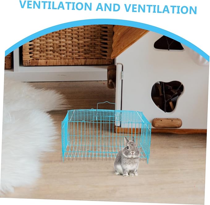 Happyyami Portable Bird Carrier Cage for Small Pets Stylish Parrot Travel Case Excellent Ventilation Convenient Design for Outings and of Hamsters and Other Small Animals