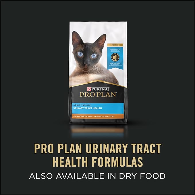 Purina Pro Plan Urinary Tract Health Turkey and Giblets Entree Classic Wet Cat Food Pate - 5.5 oz. Cans,(Pack of 48)