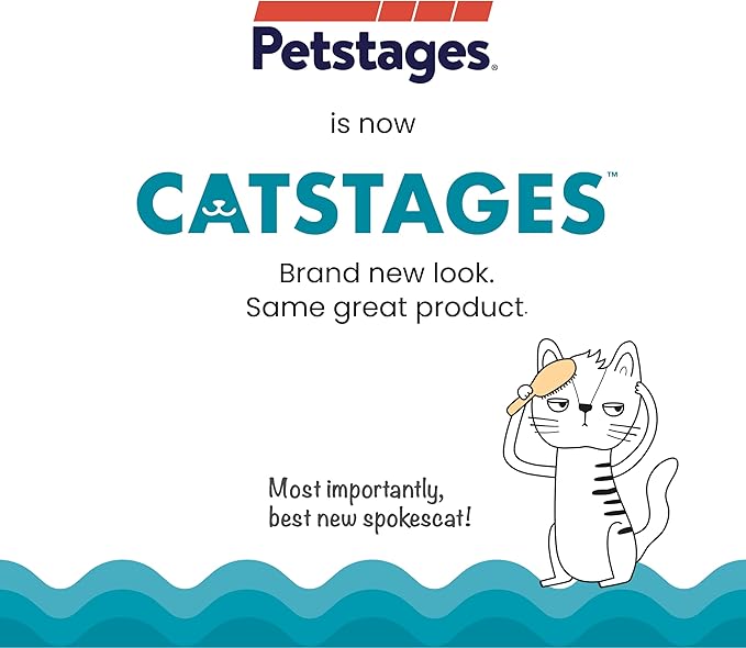 Catstages Plaque Away Pretzel Cat Toy – Interactive Catnip Dental Chew Toy to Help Clean Teeth,Fun for Play and Chewing,Orange,(Pack of 2)