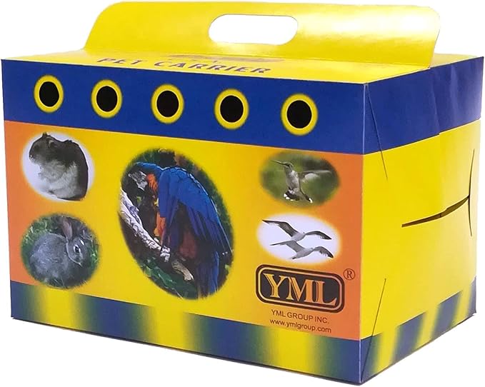 YML Cardboard Carrier for Small Animals or Birds, Large, Lot of 100