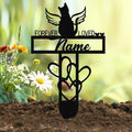 Custom Cat Grave Marker Outdoor, Personalized Metal Cat Memorial Grave Stake with Name and Date, Outdoor Waterrproof Cats Memorial Plaque