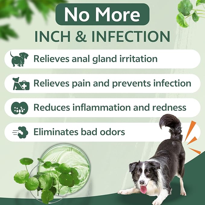 200ML Cat Deterrent Spray & Pet Anal Gland Spray 120ML - Anti-Scratch for Furniture & Fast Relief for Anal Glands Soothes Itching