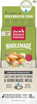 The Honest Kitchen Human Grade Wholemade™ Dehydrated Grain Free Chicken Dog Food, 1.5 oz x10