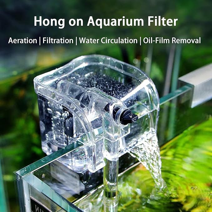 2 Gallon Aquarium Starter Kit with LED Light & Quiet Filter, Complete Small Fish Tank for Betta, Mini Desktop Acrylic Tank, Ideal for Shrimp Guppy Jellyfish Goldfish Beta, Office, Home, or Gift