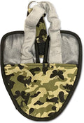 Bird Diaper, Wrap Around, for Larger Pigeons, Small Breed Hens and Roosters, Leak-Proof Design, Fleece Strap Bird Harness with Sewn-in Liner & Secure Hook and Loop Closure - XS, Butterfly Camo
