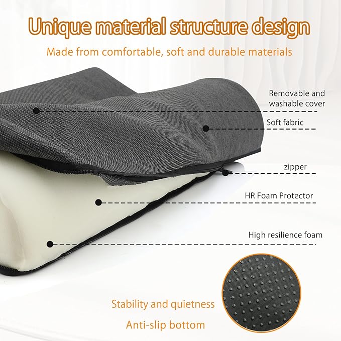 Dog Bolster Pillow/Headrest for Small Dogs and Cats, Dog Bed Pillow for Cervical Vertebra/Neck Stable Support, Portable Elastic Soft Pet Headrest for Dog Cat (S（12.76 x 11.81in）)
