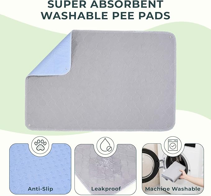 BurgeonNest Dog Grass Pad with Tray 35"x24", Includes Reusable Artificial Turf for Dog Litter Box, Ultra-Absorbent Washable Pee Pad & EVA Material Tray for Balcony, Apartment & Indoor/Outdoor Use