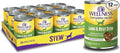 Wellness Complete Health Stew Adult Canned Wet Dog Food, Grain Free, Natural, Lamb and Beef Recipe, 12.5 oz, Pack of 12 Cans