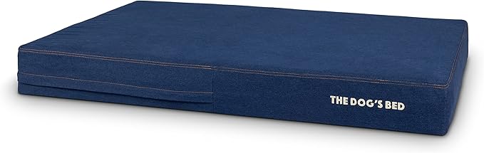 The Dog’s Bed Orthopedic Memory Foam Dog Bed Mattress, Oxford Fabric, Real Blue Denim, XXL, 6-Inch