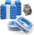 10 Pack Cat Litter Refill Bags Compatible with Your Litter Refill Cartridge,Enhanced Odor Control，Blue