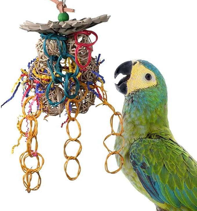 Super Bird Creations SB535 Mexican Hat Dance Bird Toy, Medium Bird Size, 10" x 5.5"
