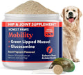 Honest Paws Glucosamine for Dogs – Joint & Mobility Supplement Powder with Green Lipped Mussel, Fish Oil & MSM – Supports Hip & Joint Health, Support Stiffness, Dog Supplies