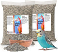 Morning Bird Oyster Shell for Birds 18 lbs (2-Pack, 9 lbs Each) – Natural Calcium Supplement – Sustainably Harvested from California Coast – Easy to Mix – Safe Year-Round Bird Food Additive