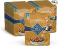 Blue Buffalo Delectables Natural Wet Dog Food Topper, Turkey Dinner 3oz (Pack of 24)