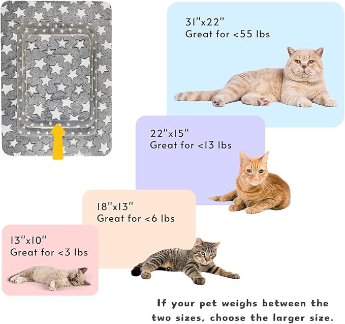2 Pack Cat Blanket for Indoor Cats Ultra Soft and Warm Calming Cat Bed Fleece Pet Mat for Anxiety and Stress Washable Kitten Blanket