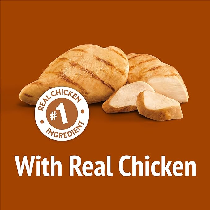Purina Friskies Party Mix Chicken Lovers Crunch with Real Chicken Cat Treats - 30 oz Canister