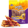 Jungle Calling Chicken Collagen Sticks, Long Lasting Dog Chews, Duck Wrapped Dog Treats, Digestible Rawhide Alternative for Small Medium Dogs, Dog Bones for Teeth Cleaning, 14.1oz, Approx. 22 Sticks