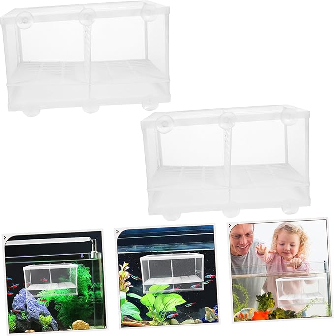 BESPORTBLE Fish Tank Incubator Breeding Net Large Capacity Aquarium Breeder Box Isolated Breeding Tank for Fish Style
