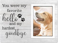 SteadStyle Dog Memorial Picture Frame, Sympathy Gift for Loss of Dog, Fits 5x7in Photo