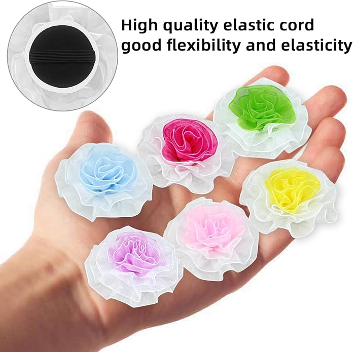 6Pcs Dog Collar Accessories, Floral Charms Decorations for Cats and Dogs